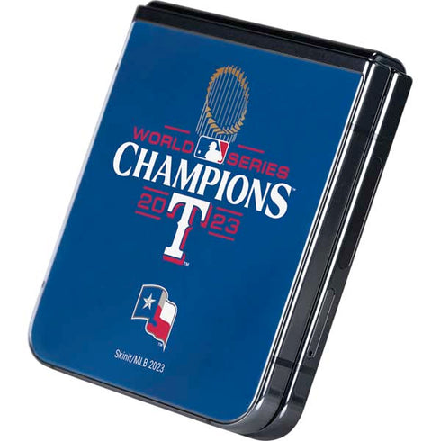2023 World Series Champions Texas Rangers Galaxy Z Flip5 5G Skin